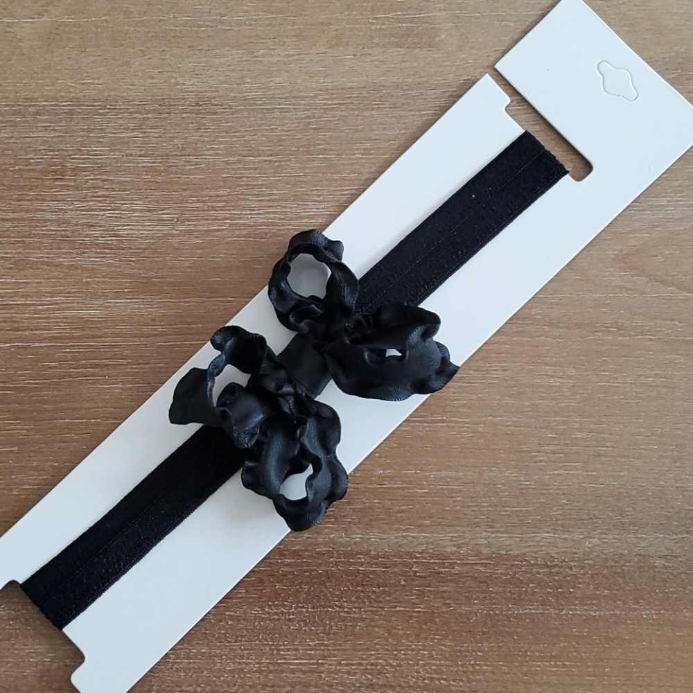 Ruffle Bow Headband